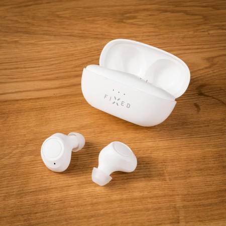 Casti Bluetooth V5.3 cu TWS - Fixed (FIXBDS-WH) - White