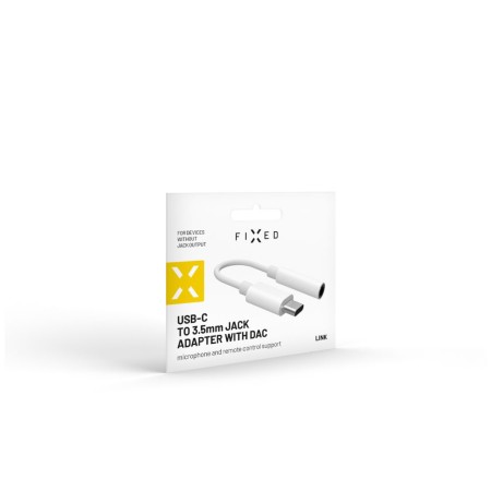 Adaptor Audio Type-C la Jack - Fixed (FIXL-CJD-WH) - White