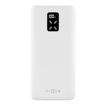 Acumulator Extern 2x USB, Type-C, 20W, 10000mAh - Fixed Zen 10 (FIXZEN-10-WH) - White