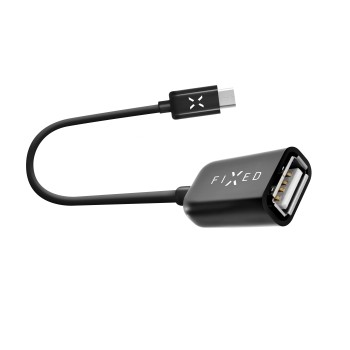Adaptor Type-C la USB 2.0, 20cm - Fixed (FIXA-CTOA-BK) - Black