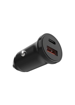 Incarcator pentru Masina, USB, Type-C, 20W - Fixed (FIXCC20N-CU-BK) - Black