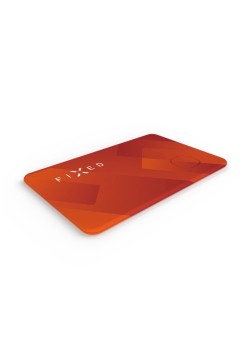 Tracker Portofel, Blutooth 5.0, Find My - Fixed (FIXTAG-CARD-OR) - Red