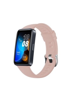Curea pentru Huawei Band 8 / 9 - Fixed Silicone Strap - Pink