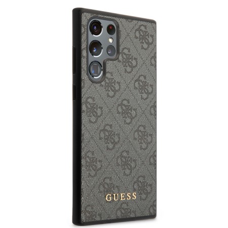 Husa pentru Samsung Galaxy S22 Ultra 5G - Guess Hardcase 4G (GUHCS22LG4GFGR) - Grey