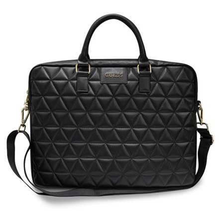 Geanta pentru Laptiop 15", Detachable Shoulder Strap - Guess (GUCB15QLBK) - Black