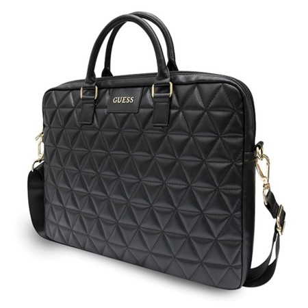 Geanta pentru Laptiop 15", Detachable Shoulder Strap - Guess (GUCB15QLBK) - Black