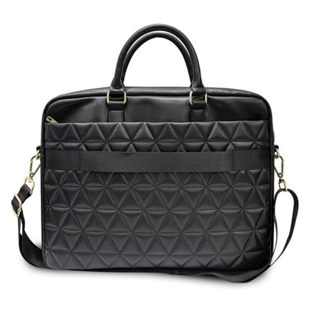 Geanta pentru Laptiop 15", Detachable Shoulder Strap - Guess (GUCB15QLBK) - Black