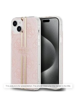 Husa pentru iPhone 16 - Guess IML Crossbody Cord Script MagSafe (GUHMP16SHCTSGNSP) - Pink