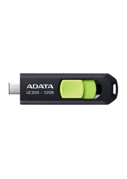 Stick de Memorie 32GB, USB-C - Adata (ACHO-UC300-32G-RBK) - Black / Green