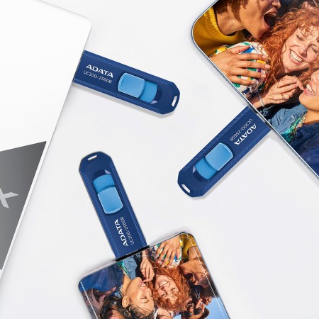 Stick de Memorie 256GB, USB-C - Adata (ACHO-UC300-256G-RN) - Blue