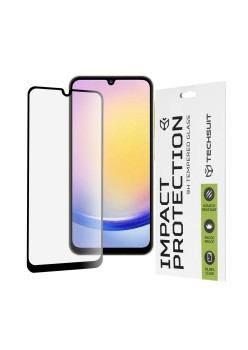 Folie pentru Samsung Galaxy A25 5G - Techsuit 111D Full Cover / Full Glue Glass - Black