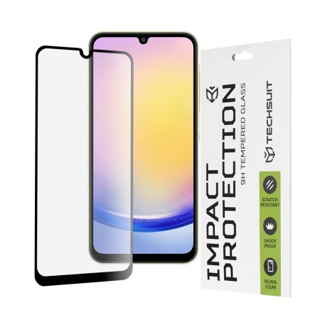 Folie pentru Samsung Galaxy A25 5G - Techsuit 111D Full Cover / Full Glue Glass - Black