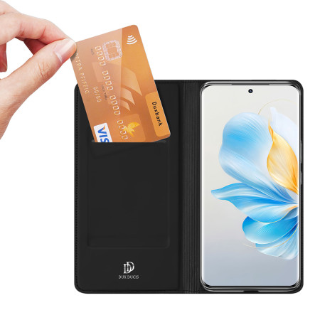 Husa Flip Honor 100, Dux Ducis Skin Pro, Smart Pro Magnet, Negru