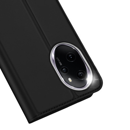 Husa Flip Honor 100 Pro, Dux Ducis Skin Pro, Smart Pro Magnet, Negru