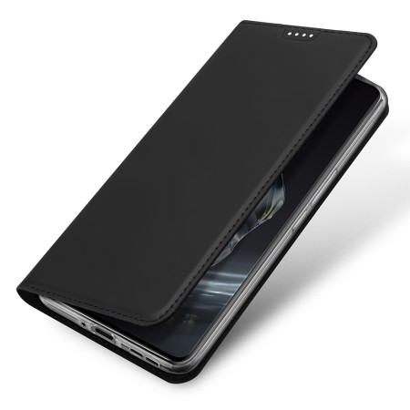 Husa Flip OnePlus 12, Dux Ducis Skin Pro, Smart Pro Magnet, Negru