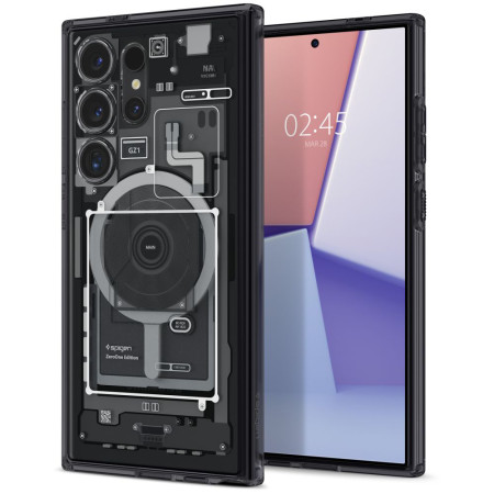 Husa pentru Samsung Galaxy S24 Ultra Spigen Ultra Hybrid OneTap MagSafe Zero One, Matte Black