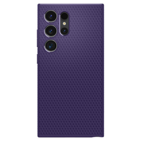 Husa pentru Samsung Galaxy S24 Ultra Spigen Liquid Air, Deep Purple