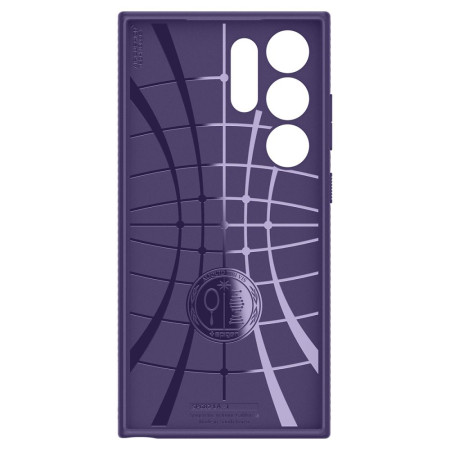 Husa pentru Samsung Galaxy S24 Ultra Spigen Liquid Air, Deep Purple