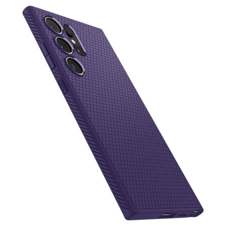 Husa pentru Samsung Galaxy S24 Ultra Spigen Liquid Air, Deep Purple