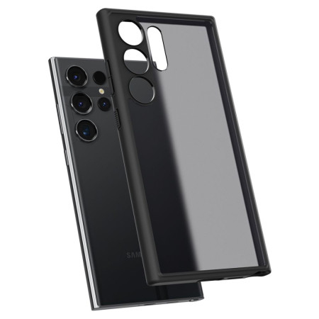 Husa pentru Samsung Galaxy S24 Ultra Spigen Ultra Hybrid, Frost Black