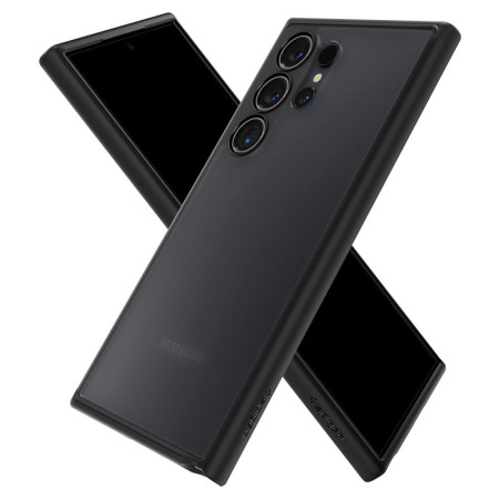 Husa pentru Samsung Galaxy S24 Ultra Spigen Ultra Hybrid, Frost Black