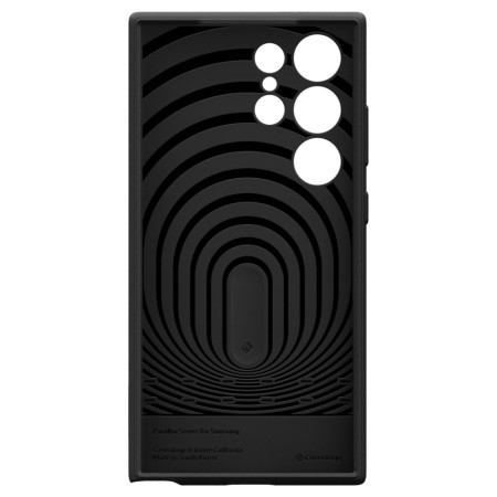 Husa pentru Samsung Galaxy S24 Ultra Spigen Caseology Parallax, Matte Black