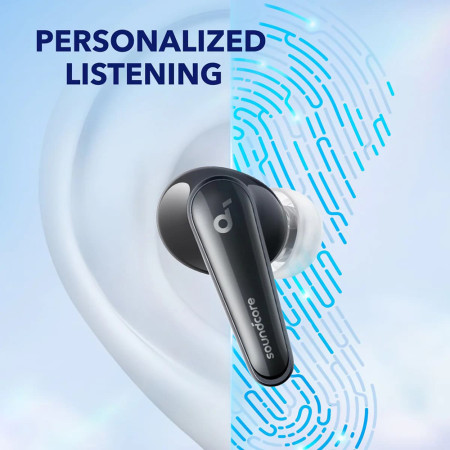 Casti fara Fir True Wireless, ANC Anker SoundCore Liberty 4, Black