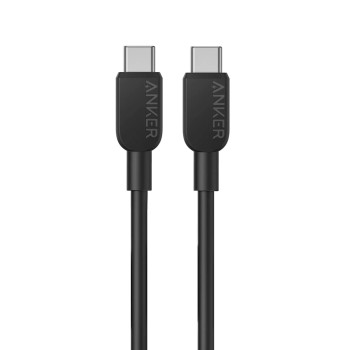 Cablu de Date Tip-C la Tip-C, 240W, 0.9m, Anker 310, Black
