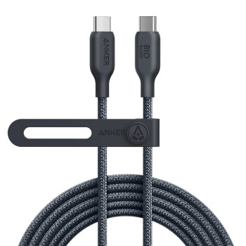 Cablu de Date Tipe-C la Tipe-C, 240W, 1.8m, Anker 543, Black