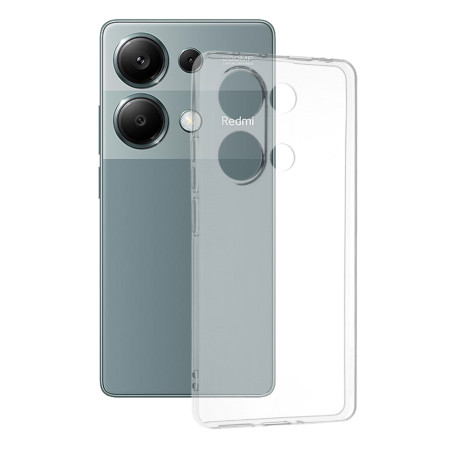 Husa Silicon compatibila Xiaomi Redmi Note 13 Pro 4G / Poco M6 Pro 4G, Pastreaza Originalitatea, Transparent 