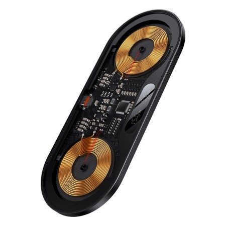 Statie de Incarcare cu Display Digital, 20W - Baseus (WXSX010101) - Transparent