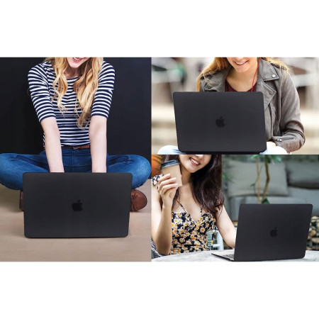 Husa pentru MacBook Air 15" (2023 / 2024), UltraShell, Matte Black