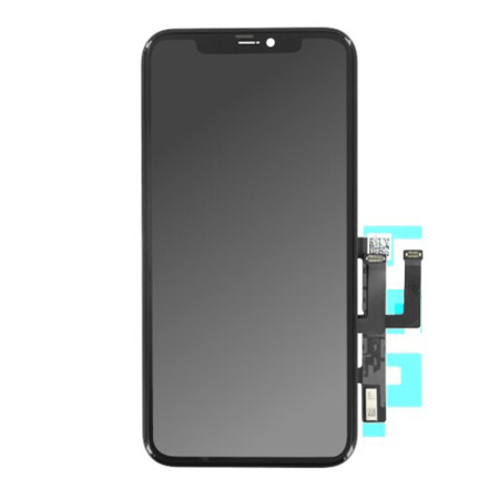 Ecran Compatibil cu iPhone 11, LCD IPS cu Touchscreen si Rama, Black