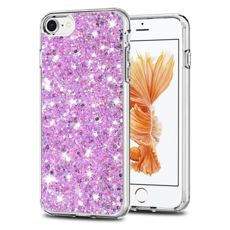 Husa cu Sclipici pentru iPhone 6/ 6S, Glitter, Magenta
