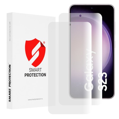 [Pachet 2x] Folie regenerabila premium Samsung Galaxy S23 - Smart Protection Classic - Clear