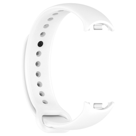 Curea Smartwatch compatibila Xiaomi Mi Band 8 / 8 NFC, Waterproof, TPU, White