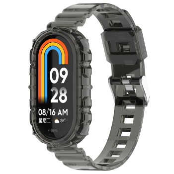 Curea Smartwatch compatibila Xiaomi Mi Band 8 / 8 NFC, ETM, Black