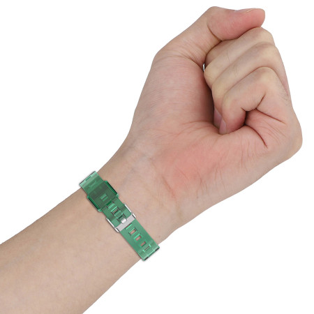 Curea Smartwatch compatibila Xiaomi Mi Band 8 / 8 NFC, ETM, Green