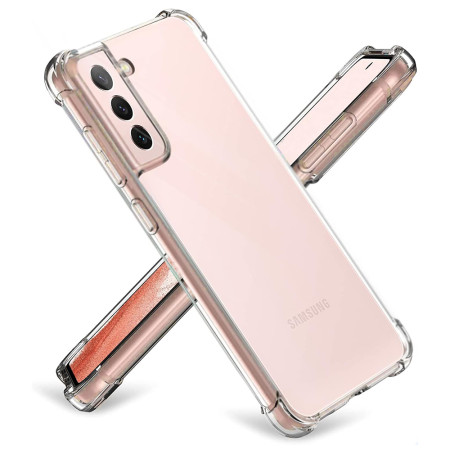 Husa Antisoc compatibila Samsung Galaxy S21 5G, PRO AirBag, Clear