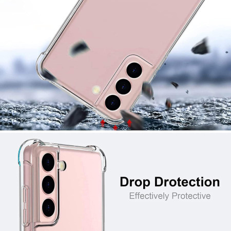 Husa Antisoc compatibila Samsung Galaxy S21 5G, PRO AirBag, Clear