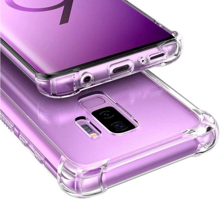 Husa Antisoc compatibila Samsung Galaxy S9 Plus, PRO AirBag, Clear