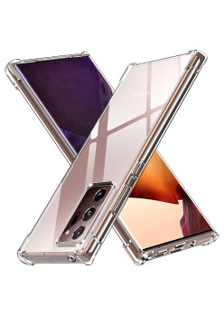 Husa Antisoc compatibila Samsung Galaxy Note 20 Ultra 4G / Note 20 Ultra 5G, PRO AirBag, Clear