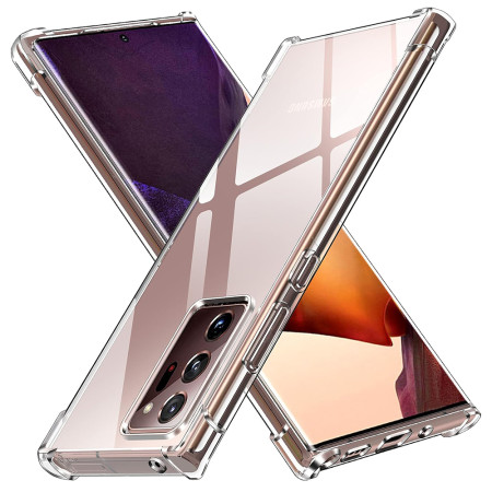 Husa Antisoc compatibila Samsung Galaxy Note 20 Ultra 4G / Note 20 Ultra 5G, PRO AirBag, Clear