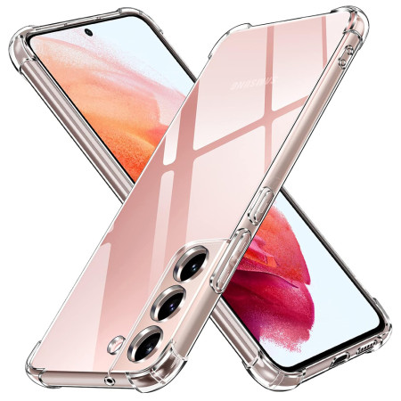 Husa Antisoc compatibila Samsung Galaxy S22 5G, PRO AirBag, Clear