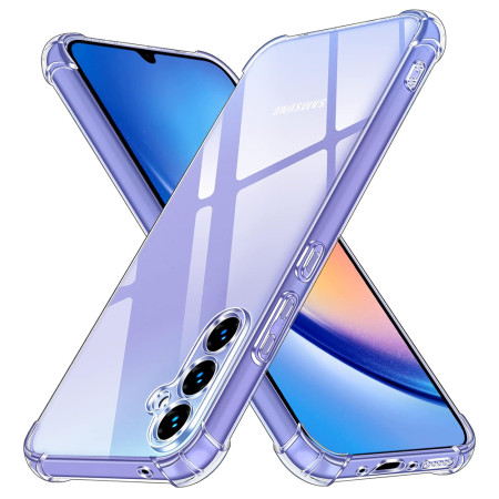 Husa Antisoc compatibila Samsung Galaxy A34 5G, PRO AirBag, Clear