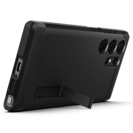 Husa pentru Samsung Galaxy S23 Ultra, Spigen Tough Armor, Black