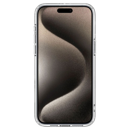 Husa pentru iPhone 15 Pro, Spigen Ultra Hybrid MagSafe Zero One, Natural Titanium