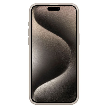 Husa pentru iPhone 15 Pro Max, Spigen Ultra Hybrid, Frost Natural Titanium