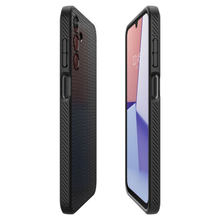 Husa pentru Samsung Galaxy A15 4G / A15 5G, Spigen Liquid Air, Matte Black