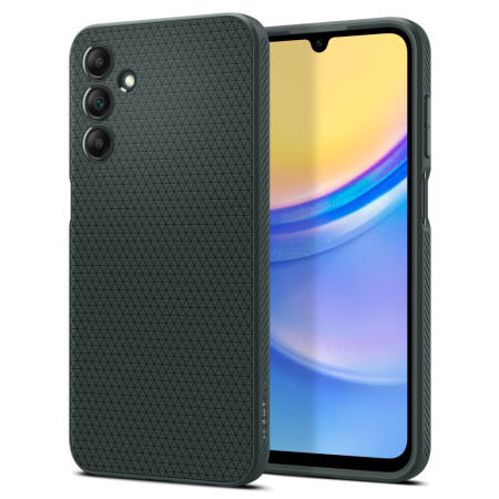 Husa pentru Samsung Galaxy A15 4G / A15 5G, Spigen Liquid Air, Abyss Green